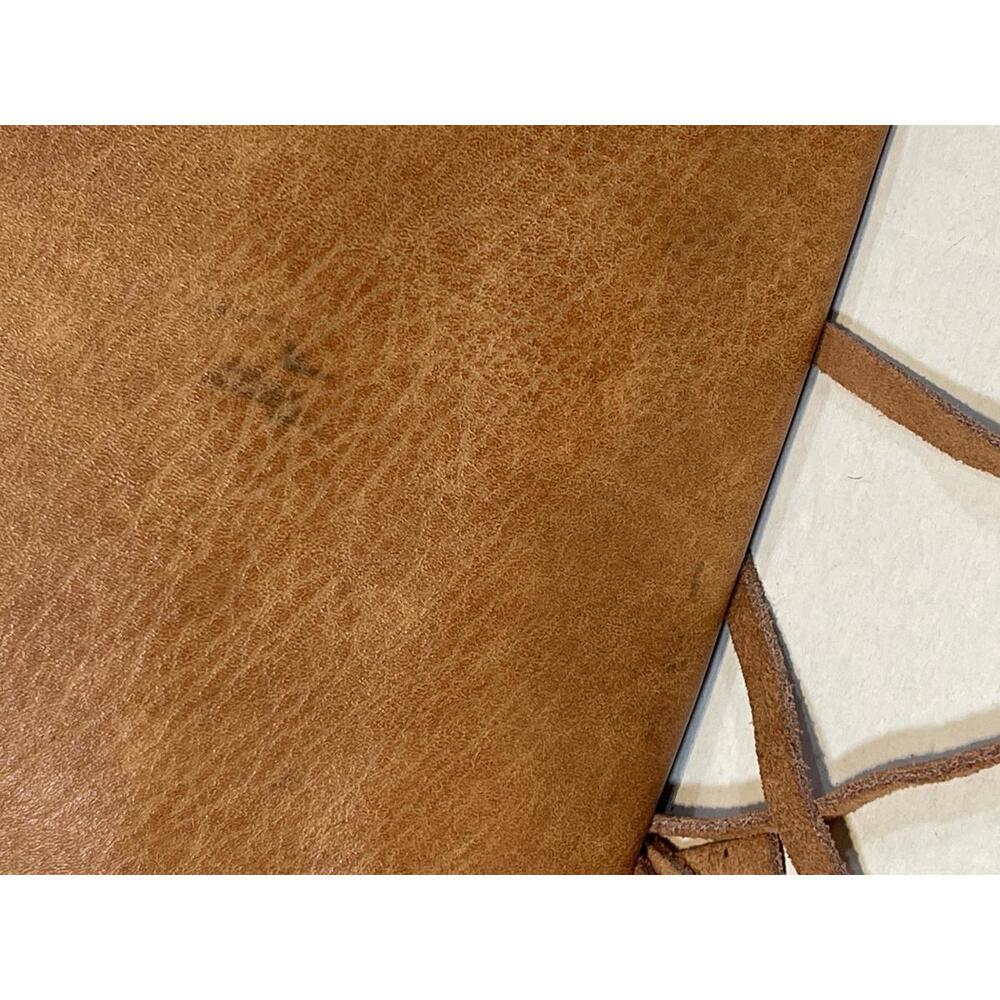 Trendy Brown Faux Leather Envelope Clutch - Picture 5 of 5